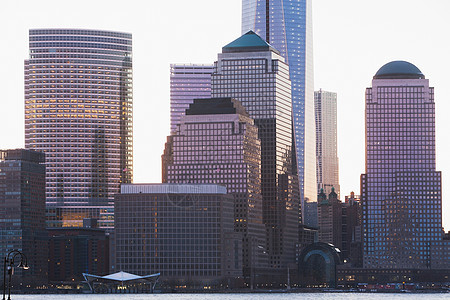 美国纽约市曼哈顿天线图片