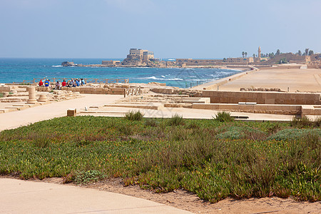 以色列古代港口城市凯萨里亚图片