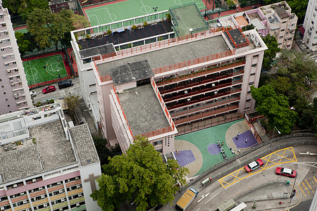 香港摩天大楼背景图片