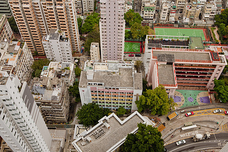 香港摩天大楼背景图片