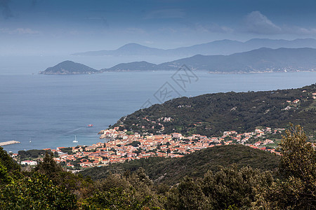 意大利埃尔巴岛的远视图片