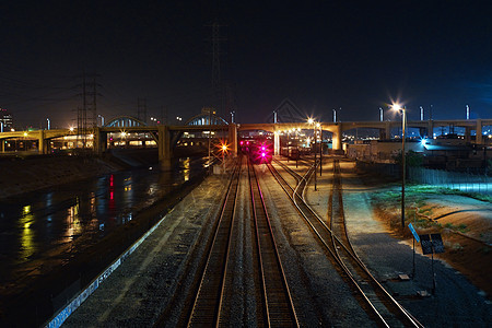 美国加利福尼亚州洛杉矶夜景图片