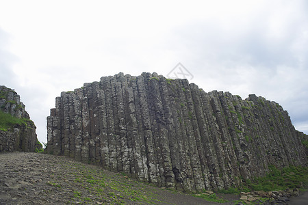 英国北爱尔兰巨人堤道岩层图片