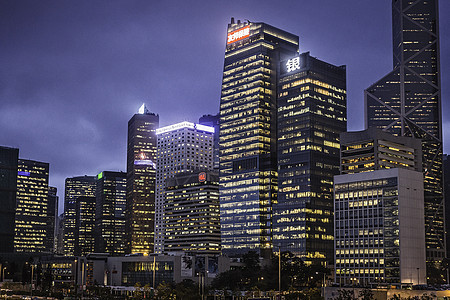 香港夜市风景图片