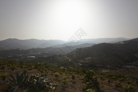 西班牙科斯塔德尔索远山和谷图片