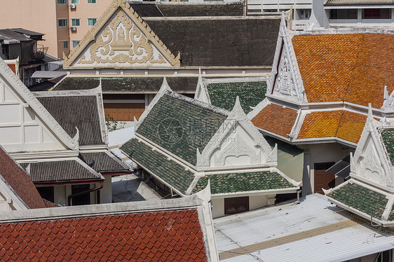 泰国佛教寺庙建筑群图片