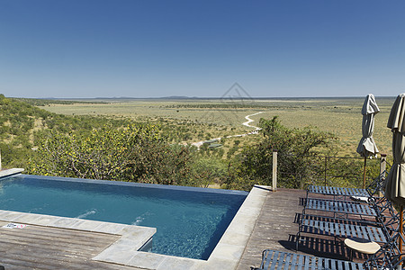 纳米比亚公园营地游泳池图片