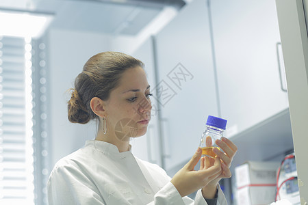 研究测试样品的生物实验室技术人员图片