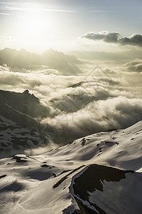德国巴伐利亚阿尔卑斯上空的巴伐利亚阿尔卑斯图片