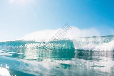 海洋波表面水平视图图片