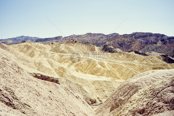美国加利福尼亚州谷的岩石构造视图图片