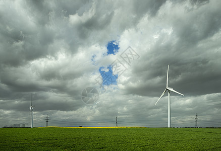 风力涡轮机电站图片