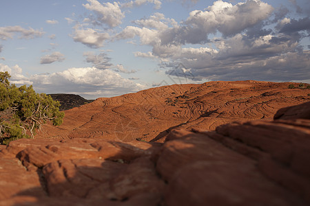 美国犹他州雪谷州立公园石化沙丘视图图片