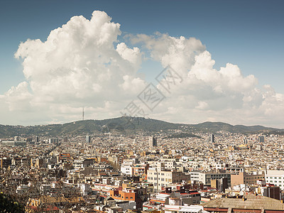 西班牙巴塞罗那的城市风景图片