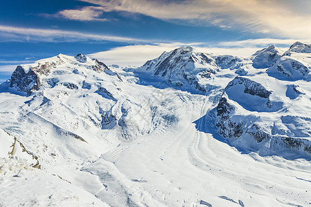 瑞士蒙特罗萨雪山图片