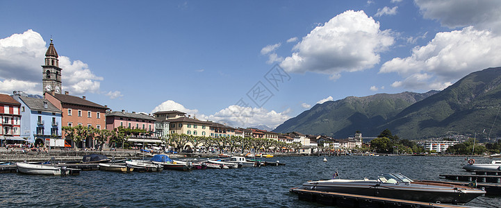 瑞士提契诺阿斯科纳马焦雷湖图片