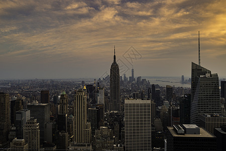 纽约布鲁克林航拍美国纽约背景