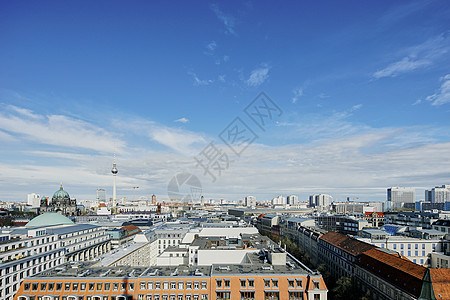 帝国大厦和柏林尔费塞图姆的景观图片
