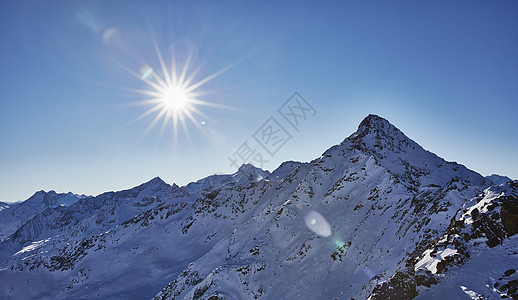 雪山风景图片