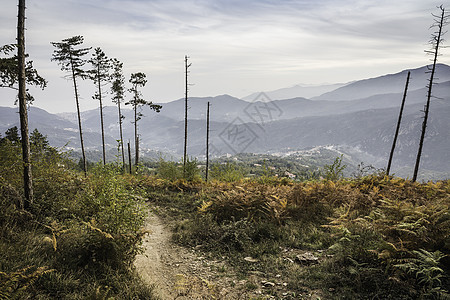 意大利萨沃纳LideleLigure高山脉视图图片