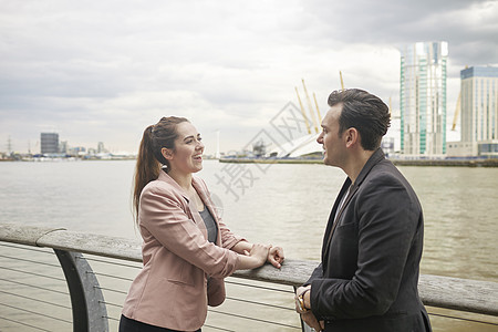 关于水滨的商业女人和会议联合王国伦敦图片