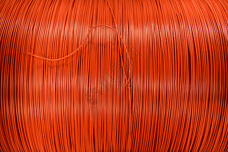 工厂的红色电缆图片