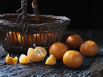 新鲜有机水果小橘子图片