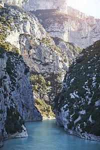 法国阿尔卑斯德普罗旺阿尔卑斯山峡谷之景图片