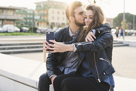 意大利佛罗伦萨自拍的情侣图片