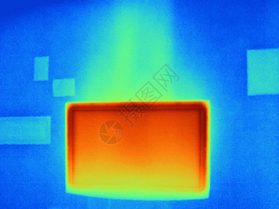 平板电视屏幕热像图片