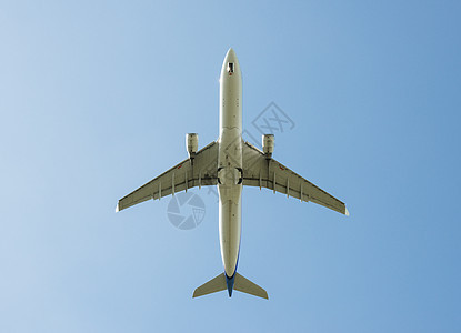 飞机起飞低角度视图图片