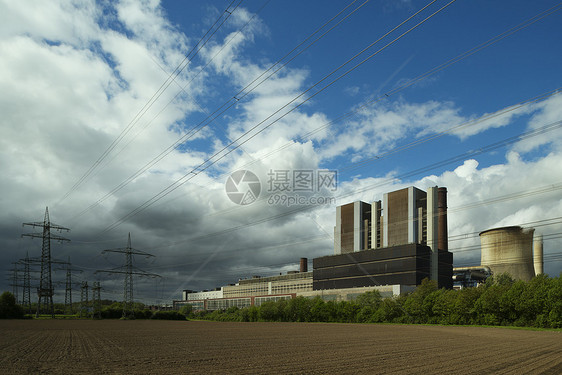 布朗燃煤发电站威斯韦勒诺尔德海因威斯特法伦德国欧洲图片