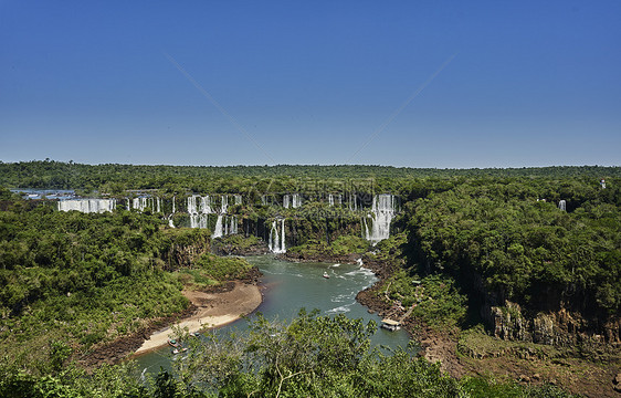 Iguazu瀑布FozdeIguassu帕拉纳巴西南美洲图片