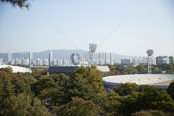 韩国首尔前方家公园和体育场韩国首尔图片