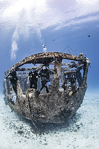 水下沉船墨西哥金塔纳罗奥图片