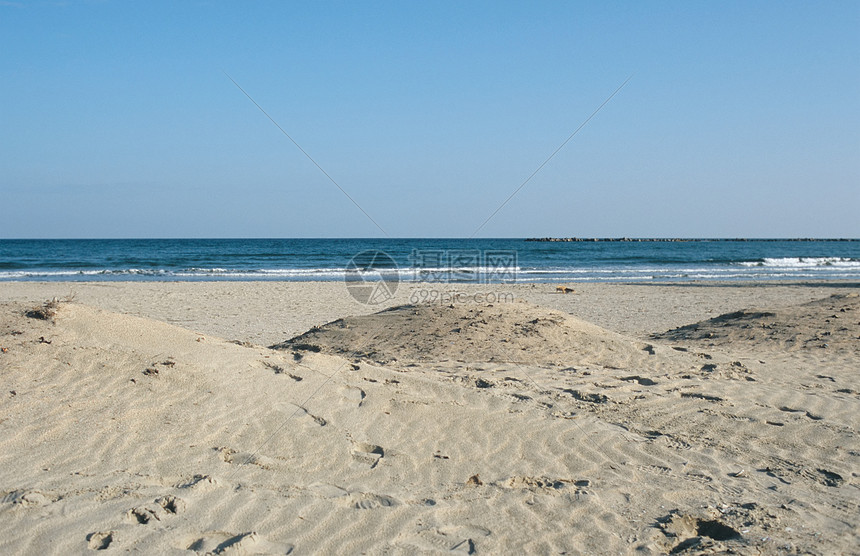 空海滩图片