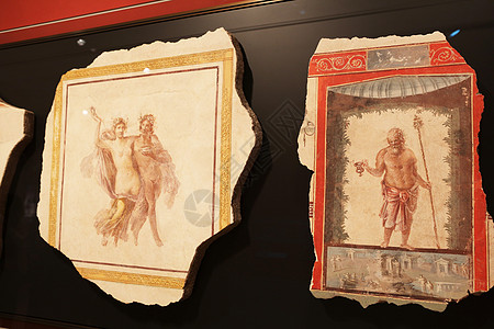 古代绘画作品静物博物馆里的展品图片
