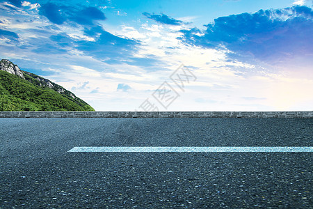 旅游道路云山路高清图片