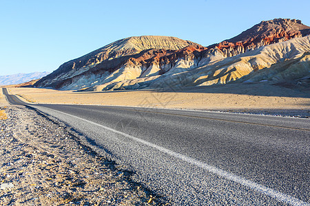 公路美景极端地形美国道路汽车广告背景图背景