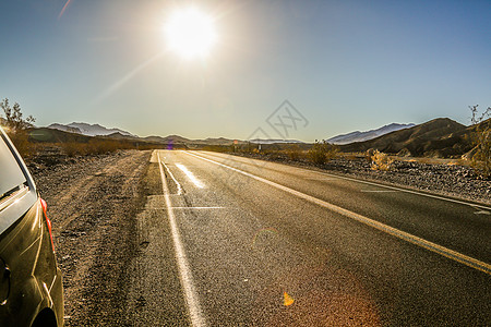 自然美大盆地沙漠彩色图片汽车广告背景图背景图片