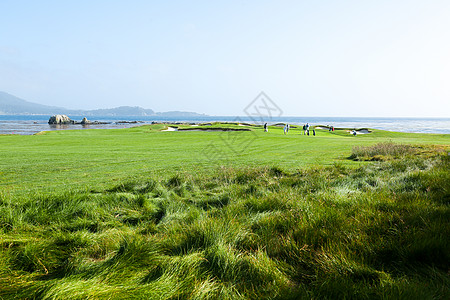 休闲运动风休闲活动旅行高尔夫球场背景