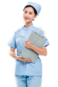 医疗20多岁骄傲青年女护士肖像图片