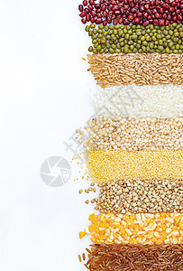 玉米五谷杂粮组合平铺图片