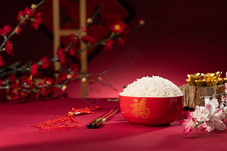 饮食东方食品新年传统特色米饭图片