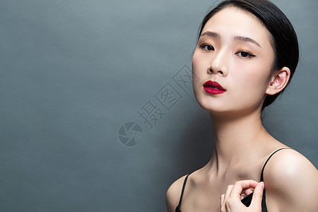 身体保养亚洲人美女肖像图片