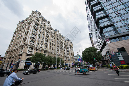 宝龙广场北京城市建筑购物广场背景