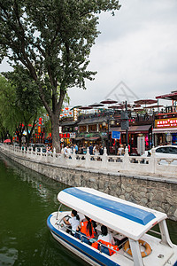 历史繁荣栏杆北京后海酒吧街图片