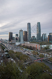 城市CBD的摩天大楼景象图片