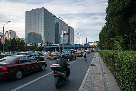 北京 大楼城市CBD的摩天大楼景象背景