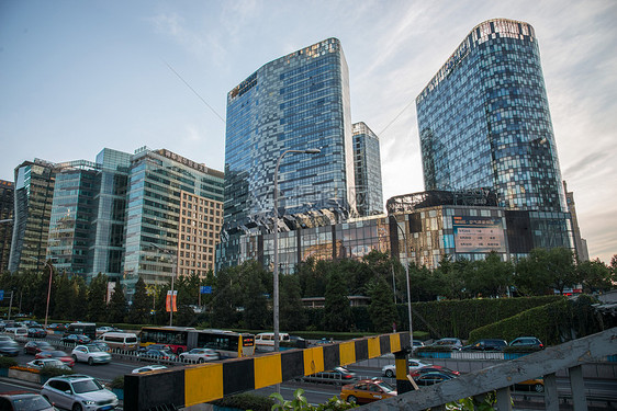 城市CBD的摩天大楼景象图片